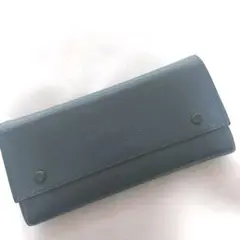 CELINE 二つ折り長財布 ネイビー