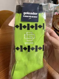 goleador サッカー用ソックス 蛍光グリーン 25-27cm