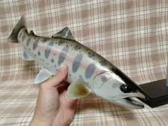 ハンドメイド　39cmヤマメ 魚模型　釣り　フィギュア　レプリカ　置物　オブジェ ハンドメイド 自作 39cmヤマメ 釣り フィギュア 魚模型 レプリカ