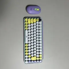 Logi 丸型キー日本語キーボードとマウスセット