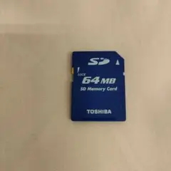 SDカード TOSHIBA 東芝 64MB