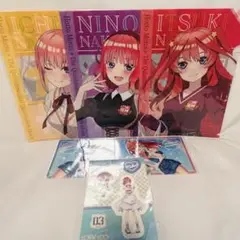 五等分の花嫁 クリアファイル3枚セット＋クリアボート