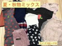 キッズ服 女の子夏秋MIX 100〜110