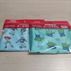 KIRIN ディズニークールタオル２種セット トイ・ストーリー バス エイリアン