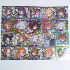 ウマ娘 キラキラ シール 20枚 まとめ売り ライスシャワー ゴールドシップ