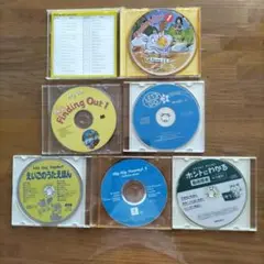 子ども用の英語教材のCD５枚＋１枚です