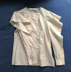 TELA　長袖オープンショルダーシャツ　ベージュ