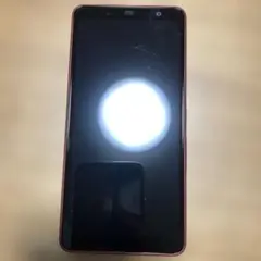 arrows赤色スマートフォン 本体