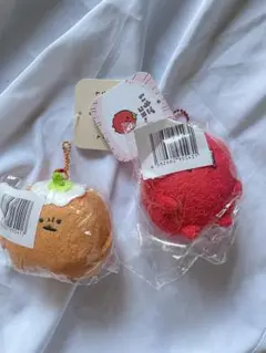 ナガノのいちごぬいぐるみくじ いちごコロッケ・もぐらコロッケマスコット　D賞