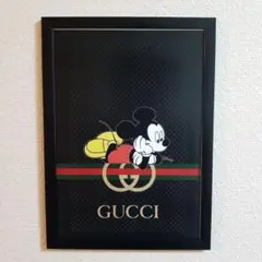 GUCCI Mickey アートポスター(パロディー)