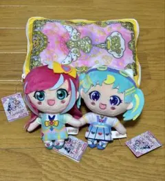 プリマジ ぬいぐるみ まつり&みゃむ ひざ掛け プライズ 3点セット