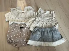 ベビー　キッズ女の子トップス　ボトムスなど4点セット　サイズ90 95