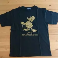 ディズニー スクルージ Tシャツ 黒 Mサイズ ドナルド
