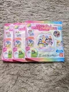 カラフルピーチキャラクターマグネッツ3個セット