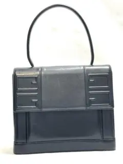 GIVENCHY ジバンシー ロゴ リザード型押しフォーマルバッグ ブラック