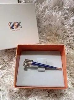 新品未使用☆SWANK 傘モチーフのネクタイピン ブルー 個性的なネクタイピン