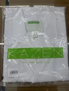 KAZEN 112-30 Mサイズ　メンズ診察衣S型　半袖　白衣