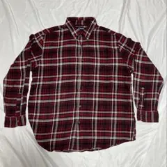CHAPS チェック 長袖シャツ ボタンダウン XL US古着