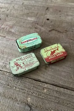 ヴィンテージ tinケース 小物入れ 3個セット