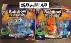 レインボーフレンズ　ブラインドミニフィギュア　シリーズ3 シアンオレンジ　2体