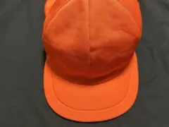 カラー帽子　タレ付き　オレンジ