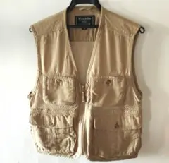 PisaAlto ベージュ メッシュ アウトドアベスト
