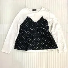 130㎝　ベベ　シャツ 長袖　250829143