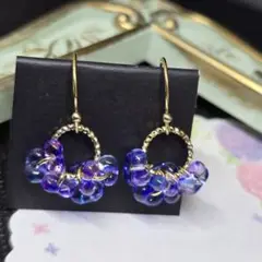 ハンドメイドピアス☆250815-11