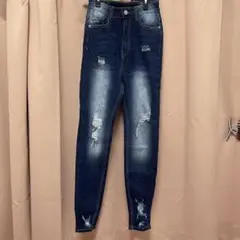 【新品】SHEIN ダメージスキニー