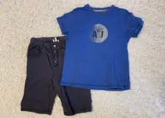 アルマーニ　ハーフパンツ　6A 118cm、Tシャツおまけ付き