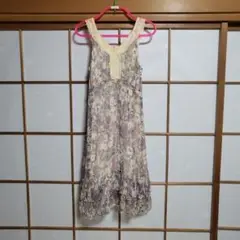 シルクワンピース