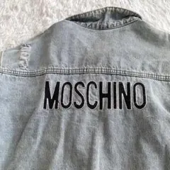 【Y2K】MOSCHINO ロゴ刺繍 Gジャン クロップド丈 韓国 ギャル