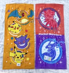 ポケモン　フェイスタオル2枚組③ 新品