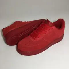 単色 スニーカー NIKE ナイキ AF1 エアフォース1 赤