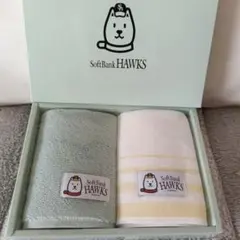 ソフトバンクホークス　タオルハンカチ　綿100% 25cm✕25cm