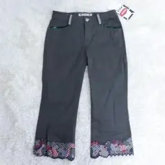 新品　アルベロベロ　リネン混　ブタさん　パンツ　 　M