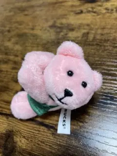 スターバックス ピンク クマ ぬいぐるみ