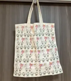 リトルグリーンメン　クリスマス柄エコバッグ