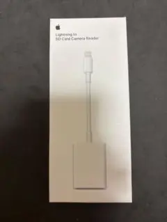 Apple純正　Lightning - SDカードカメラリーダー