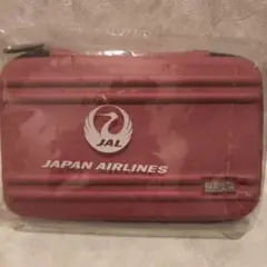 JAL 赤 ゼロハリバートン　ポーチ 未開封