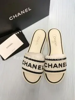 シャネル CHANEL ロゴが可愛い ミュール サンダル