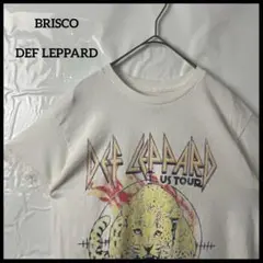 バンドtシャツ　ブリスコ DefLeppardデフレパード　ホワイト　バンtee