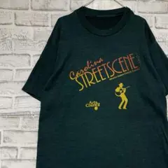 USA製90sヴィンテージTシャツ！シングルステッチ　グリーン半袖古着L716