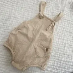 ベージュロンパース サイズ74