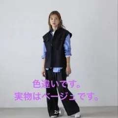 TASIKENT ベージュ ベスト