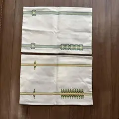 SALE 刺繍入りキッチンファブリック 2枚セット