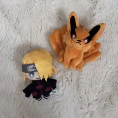 NARUTO chibiぬいマスコット　デイダラ　九喇嘛　九尾　暁　ぬいぐるみ