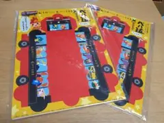 吉祥やまなか×ペパ道コラボ　ペーパークラフト　バス型　貯金箱