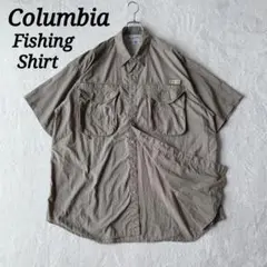 人気 Columbia コロンビア ナイロン フィッシング シャツ PFG XL