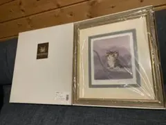 【同梱割引あり】貴重！ アクアチント銅版画 ねずみパン 新品 ダヤン 池田あきこ 同梱割引あり】貴重！ アクアチント銅版画 ねずみパン 新品